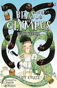 Beasts of Olympus written by Lucy Coats and illustrated by David Roberts